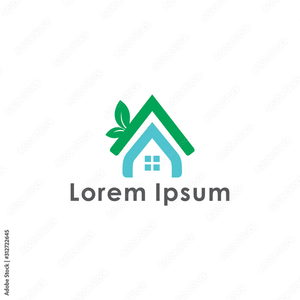 green house logo with drop water and leaf green house logo with drop water and leaf
