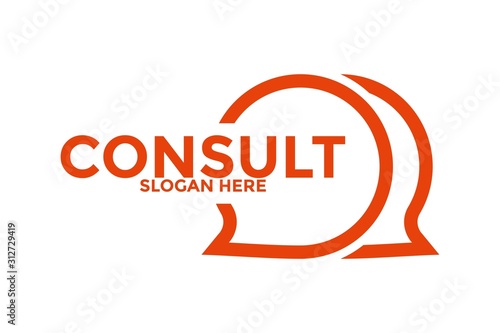 Consulting agency logo, Consult logo Template, Consult logo icon vector