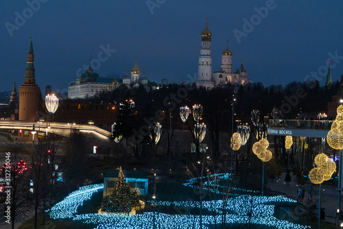 Photography Парк Зарядье, Кремль. Новый год, Рождество.