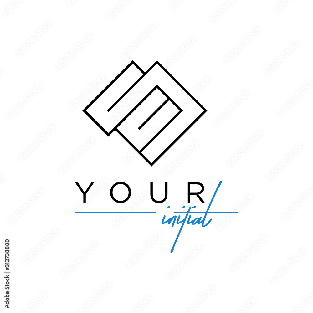 Design logo about the initials S and C formed from the line. Design logo about the initials S and C formed from the line.