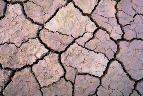 dry soil for background
