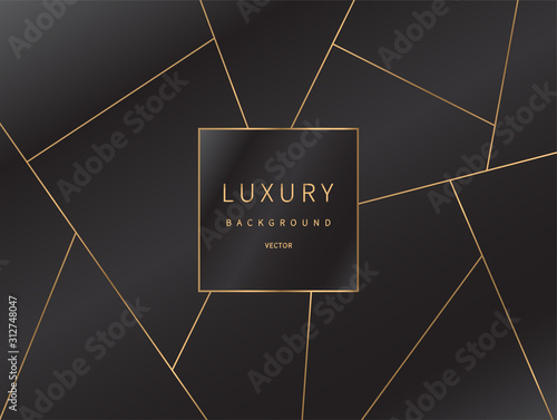 Golden lines pattern background. Luxury style. vector illustration.