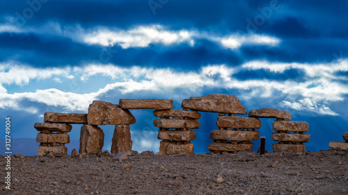 Makhtesh Ramon IN Mitzpe Ramon Negev desert of southern Israel photo