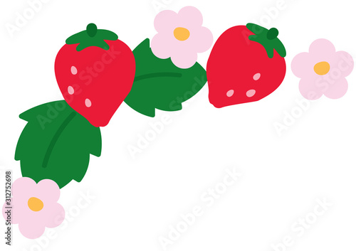 イチゴのイラスト