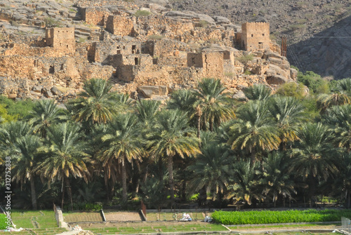 Wadi Ghul in sultanate Oman