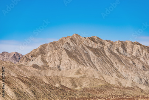 barren mountains on rocky desert landscape © Bob