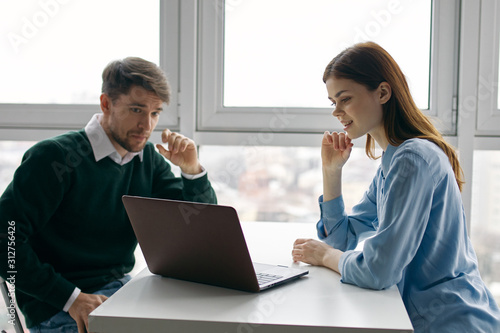 business people working in office
