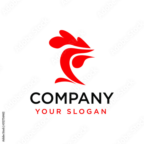 Chicken heads / roster's head modern logo vector template inspiration Free Download Chicken heads / roster's head modern logo vector template inspiration - GFXLoad