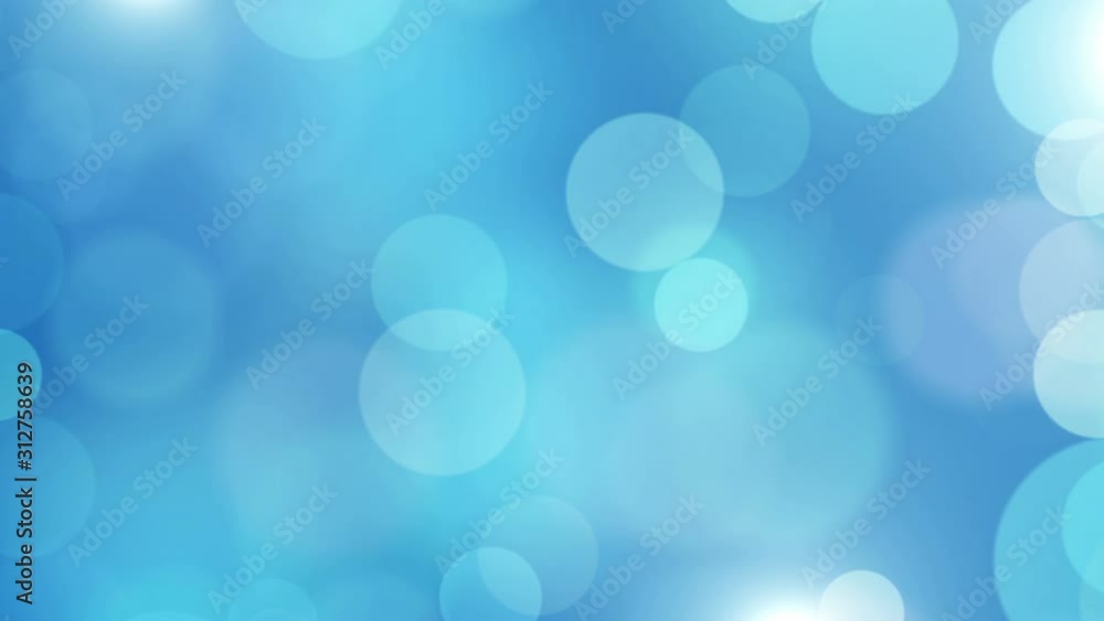 defocused particles background blue video