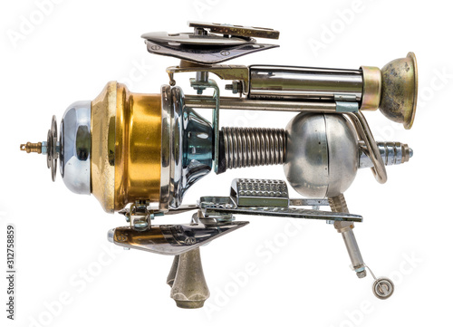 Steampunk device. Cyberpunk retro style.