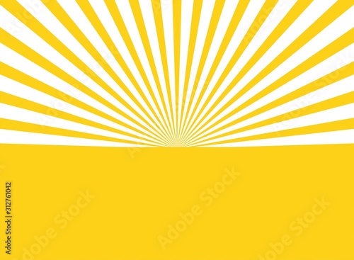 Sunlight abstract background. Yellow color burst background.