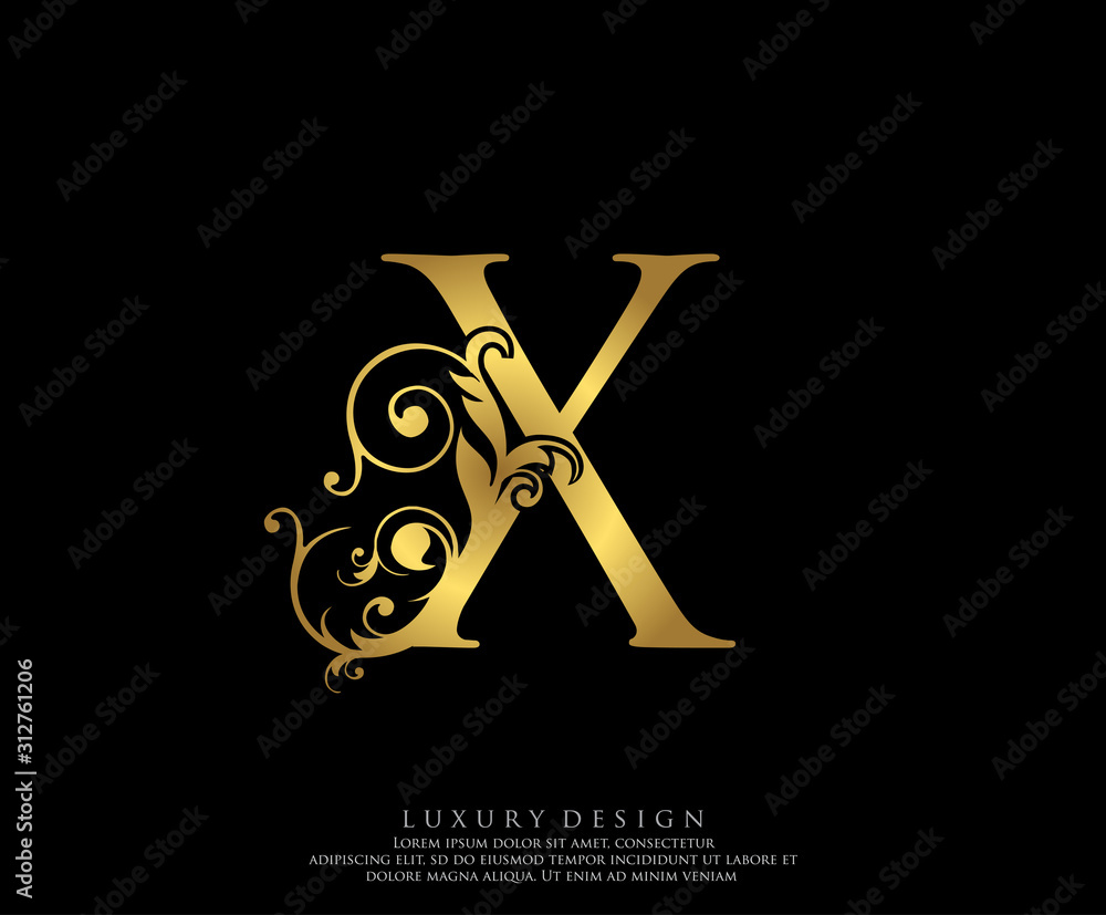 Fototapeta premium Golden Z Luxury Logo Icon, Classy Letter Logo Design.