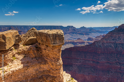 Steep slopes of the Grand Canyon, Arizona, USA.