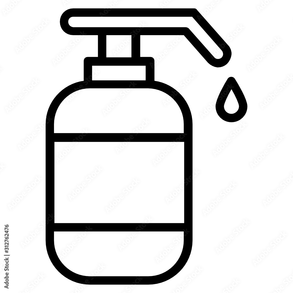 Multipurpose antiseptic Liquid Bottle Vector Icon design Multipurpose antiseptic Liquid Bottle Vector Icon design