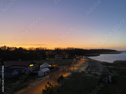 Trzebiez Poland Polen Stettiner Haff Ostsee Urlaub Strand Ufer Promenade  photo