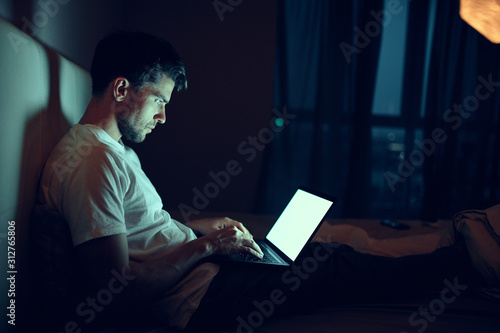 man reading a book