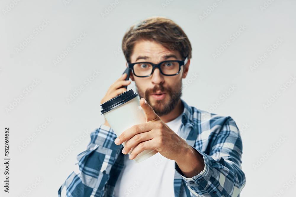 young man with glasses young man with glasses