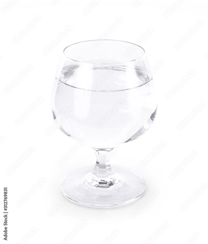 clean water isolated on white background clean water isolated on white background