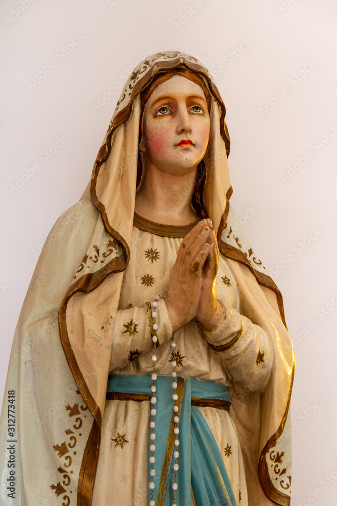 Fotka „Krynica-Zdrój, Poland. 2019/8/8. Notre Dame de Lourdes (Our Lady ...