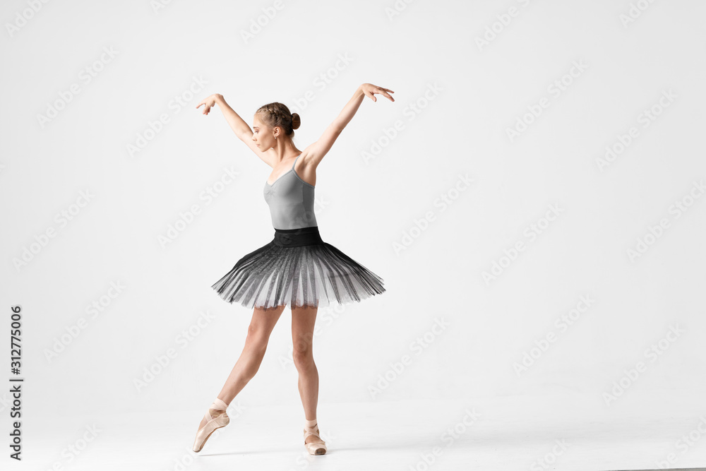 ballet dancer in rehearsal