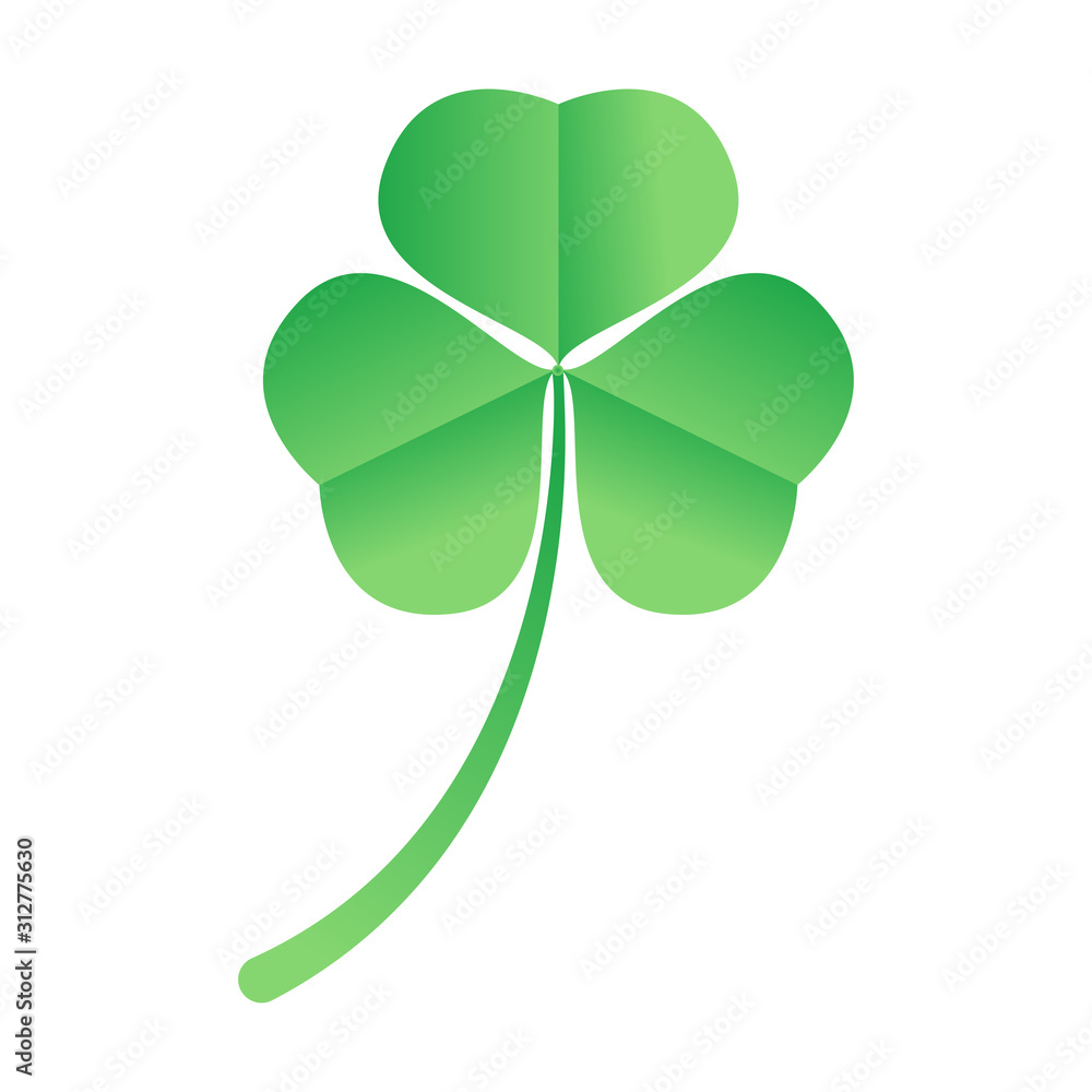Fototapeta premium leaf clover, vector design