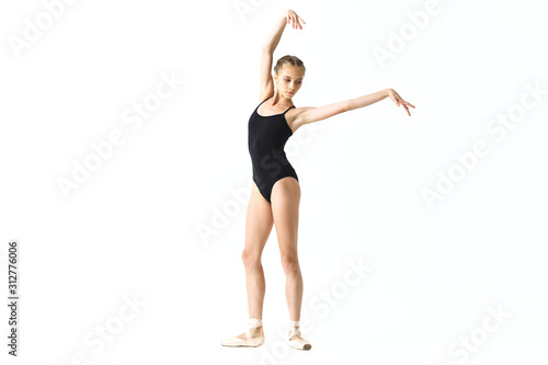 young woman doing yoga exercise