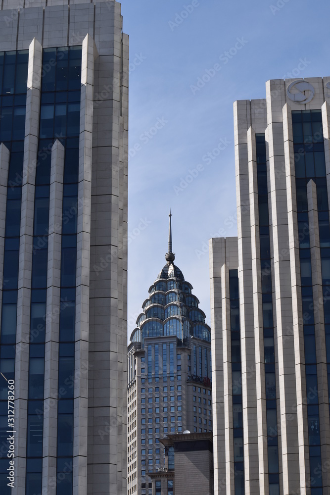 Naklejka premium Office Destrict Shanghai