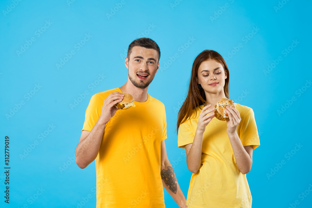 young couple on the beach
