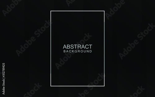 Black Abstract Geometric Background. Modern Shape Concept