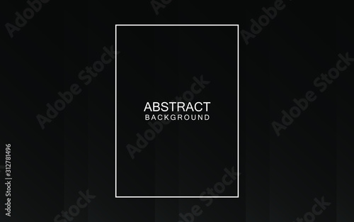 Black Abstract Geometric Background. Modern Shape Concept