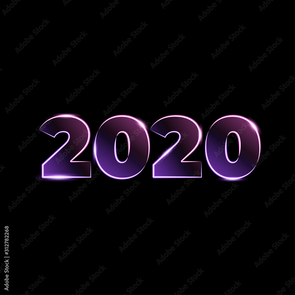 happy new year 2020 light effect happy new year 2020 light effect
