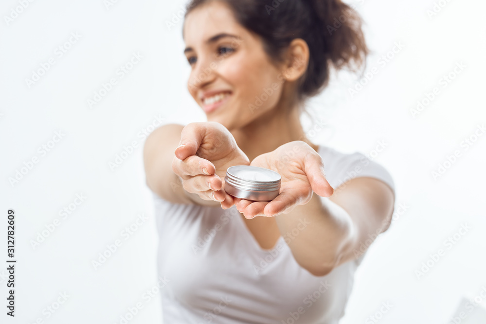 woman with glass of water woman with glass of water
