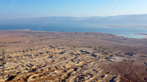 Dead Sea Landsacpe Aerial View