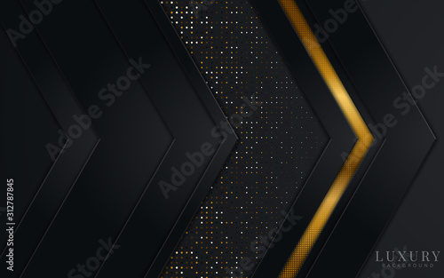 Abstract luxury gold metal background. Graphic design element for invitation, cover, background. Elegant decoration. Vector illustration
