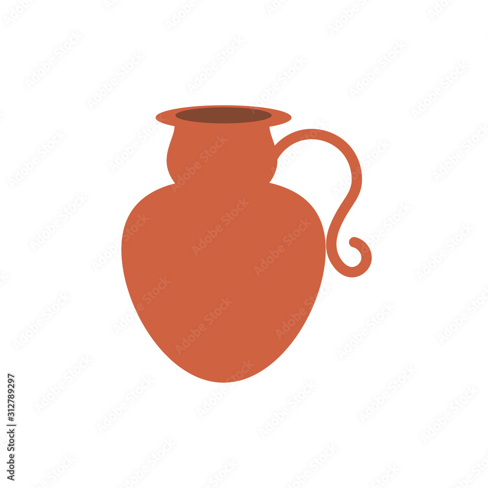 Isolated water pitcher drink vector design