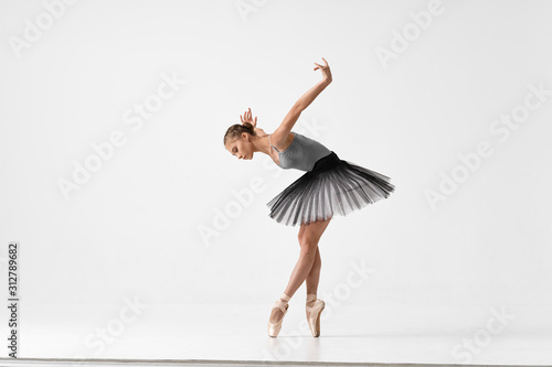 ballet dancer in rehearsal