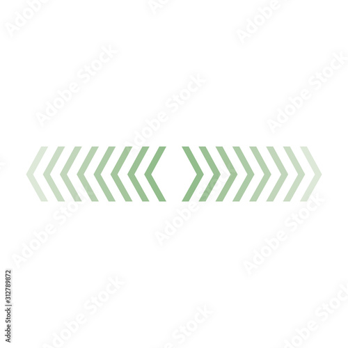sideways . Linear signs . Arrow Design . Striped direction. vector illustration. Stock vector illustration on white background.