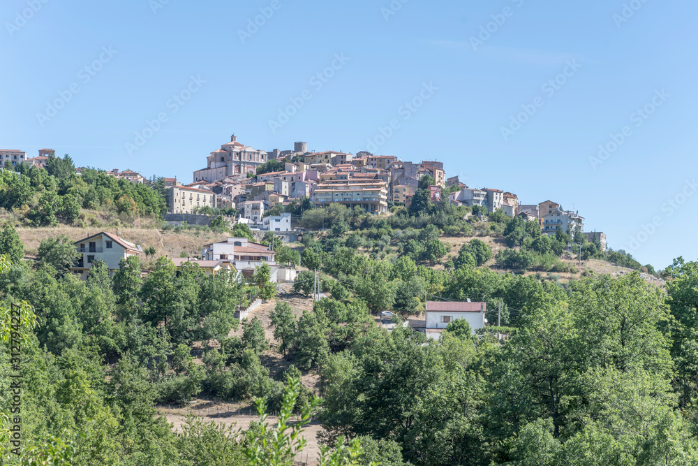 Moliterno uphill village, Italy