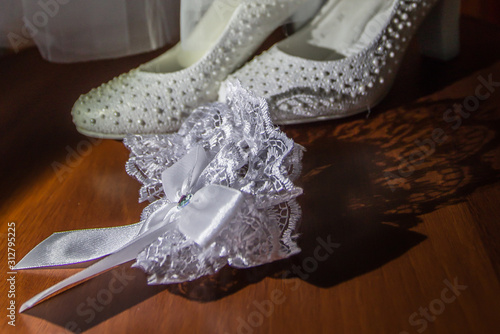 Fototapeta Naklejka Na Ścianę i Meble -  wedding shoes