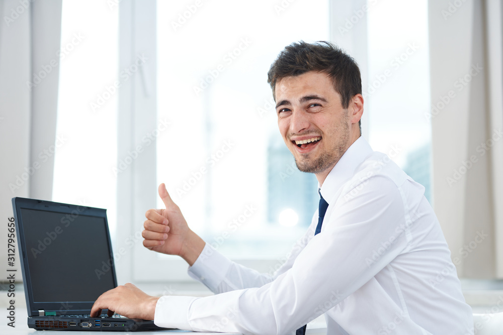 young man working on laptop young man working on laptop