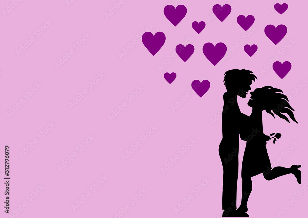romantic Valentine's day graphic for love greetings romantic Valentine's day graphic for love greetings