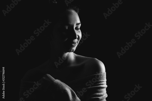 Silhouette of beautiful you...