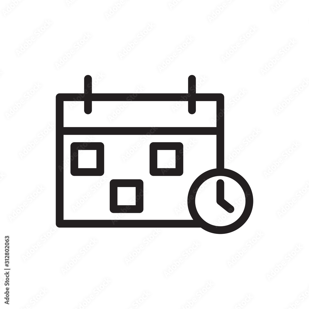 Calendar icon vector design template Calendar icon vector design template