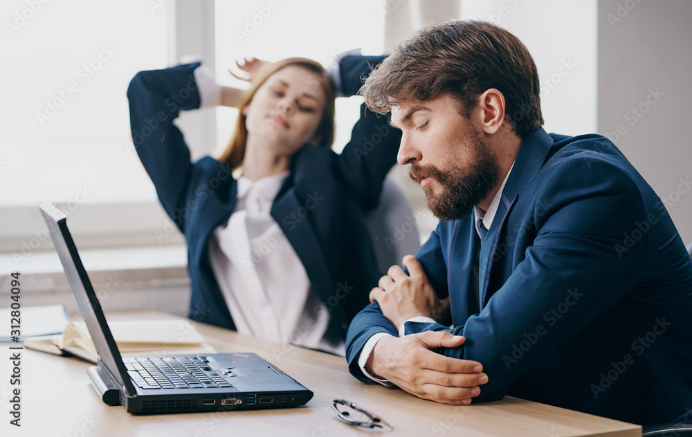 Fototapeta premium business people working in office
