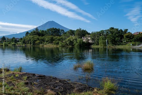 Lake Kawaguchiko with Mount Fuji