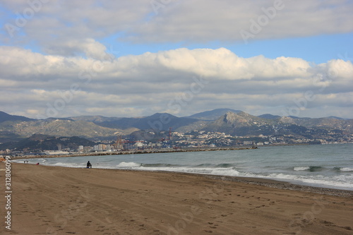  beaches with buildings, southern Mediterranean for tourism end of year 2020 © Gustavo