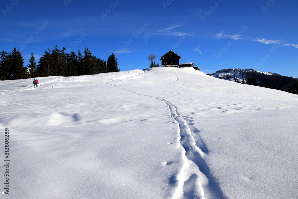 beautiful winter landscape - Vorarlberg Austria beautiful winter landscape - Vorarlberg Austria