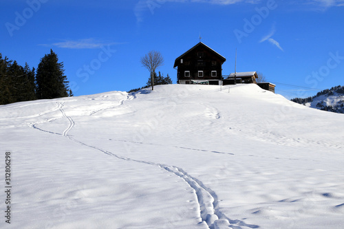 beautiful winter landscape - Vorarlberg Austria © Christian