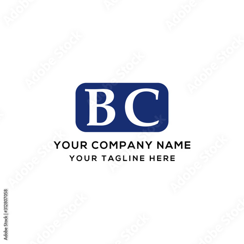 BC company logo vector trendy