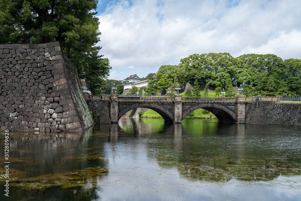 Bridge near the Emperors Palace in Tokyo